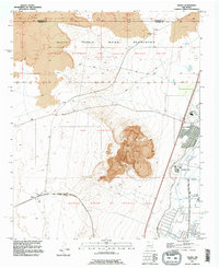 1991 Map of Los Lunas, NM, 1996 Print