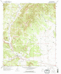 Download a high-resolution, GPS-compatible USGS topo map for Datil, NM (1967 edition)