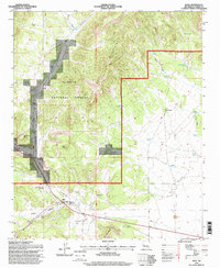 Download a high-resolution, GPS-compatible USGS topo map for Datil, NM (1998 edition)
