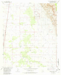 Download a high-resolution, GPS-compatible USGS topo map for Deadman Canyon, NM (1982 edition)