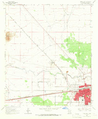Download a high-resolution, GPS-compatible USGS topo map for Deming West, NM (1967 edition)