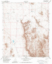 Download a high-resolution, GPS-compatible USGS topo map for Desert NE, NM (1986 edition)