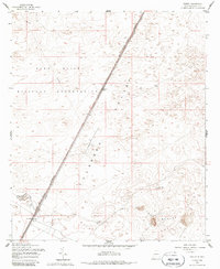 Download a high-resolution, GPS-compatible USGS topo map for Desert, NM (1985 edition)