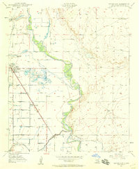 Download a high-resolution, GPS-compatible USGS topo map for Dexter East, NM (1959 edition)