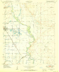 Download a high-resolution, GPS-compatible USGS topo map for Dexter East, NM (1950 edition)