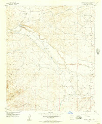 preview thumbnail of historical topo map of Chaves County, NM in 1956