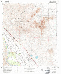 preview thumbnail of historical topo map of Doña Ana County, NM in 1978