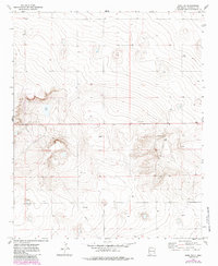preview thumbnail of historical topo map of Roosevelt County, NM in 1972