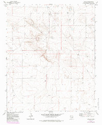 Download a high-resolution, GPS-compatible USGS topo map for Dora SW, NM (1985 edition)