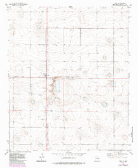 Download a high-resolution, GPS-compatible USGS topo map for Dora, NM (1985 edition)