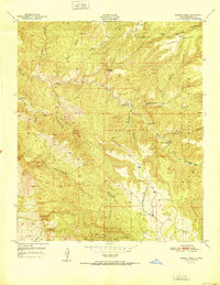Download a high-resolution, GPS-compatible USGS topo map for Dorsey Ranch, NM (1951 edition)