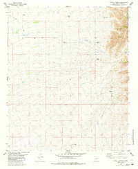 Download a high-resolution, GPS-compatible USGS topo map for Dugout Canyon, NM (1981 edition)