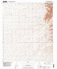 preview thumbnail of historical topo map of Sierra County, NM in 1996