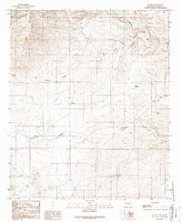 Download a high-resolution, GPS-compatible USGS topo map for Dunken, NM (1989 edition)