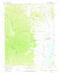 Download a high-resolution, GPS-compatible USGS topo map for Eagle Nest, NM (1975 edition)