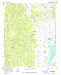 Download a high-resolution, GPS-compatible USGS topo map for Eagle Nest, NM (1993 edition)
