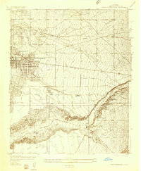 1934 Map of East Albuquerque