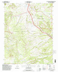 Download a high-resolution, GPS-compatible USGS topo map for East Gavilan Canyon, NM (1998 edition)