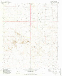 preview thumbnail of historical topo map of Lea County, NM in 1984