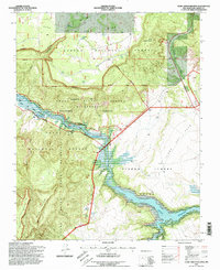 Download a high-resolution, GPS-compatible USGS topo map for Echo Amphitheater, NM (1998 edition)