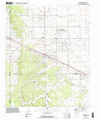 preview thumbnail of historical topo map of Edgewood, NM in 1990