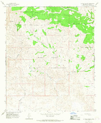 preview thumbnail of historical topo map of Otero County, NM in 1965