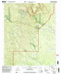 preview thumbnail of historical topo map of San Miguel County, NM in 2002