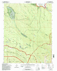 preview thumbnail of historical topo map of Rio Arriba County, NM in 1995