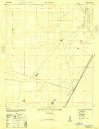 preview thumbnail of historical topo map of Otero County, NM in 1948