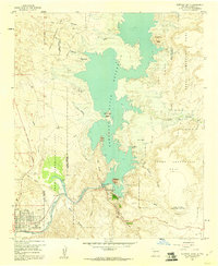 Download a high-resolution, GPS-compatible USGS topo map for Elephant Butte, NM (1960 edition)