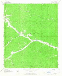 Download a high-resolution, GPS-compatible USGS topo map for Elk-Silver, NM (1967 edition)