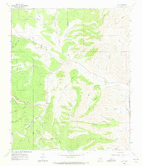 Download a high-resolution, GPS-compatible USGS topo map for Elk, NM (1972 edition)