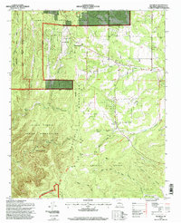 Download a high-resolution, GPS-compatible USGS topo map for Escabosa, NM (1998 edition)