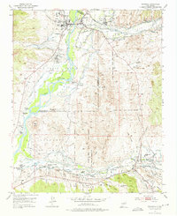 1953 Map of Espanola, 1976 Print