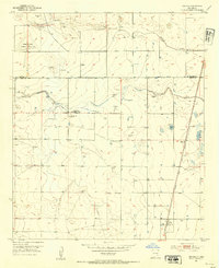 preview thumbnail of historical topo map of Eddy County, NM in 1953