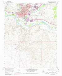 Download a high-resolution, GPS-compatible USGS topo map for Farmington South, NM (1980 edition)