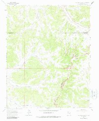 Download a high-resolution, GPS-compatible USGS topo map for Five Lakes Canyon NE, NM (1967 edition)