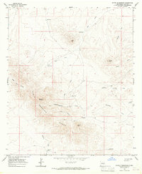 Download a high-resolution, GPS-compatible USGS topo map for Flying W Mountain, NM (1967 edition)