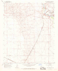 Download a high-resolution, GPS-compatible USGS topo map for Fort Sumner West, NM (1968 edition)