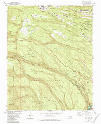 preview thumbnail of historical topo map of Sandoval County, NM in 1984
