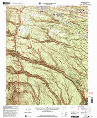 Download a high-resolution, GPS-compatible USGS topo map for Frijoles, NM (2003 edition)