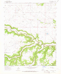 Download a high-resolution, GPS-compatible USGS topo map for Frutosa Lake, NM (1966 edition)