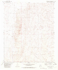 Download a high-resolution, GPS-compatible USGS topo map for Gacho Hill NW, NM (1981 edition)