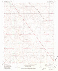 preview thumbnail of historical topo map of Guadalupe County, NM in 1981