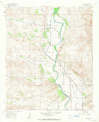 Download a high-resolution, GPS-compatible USGS topo map for Garfield, NM (1964 edition)