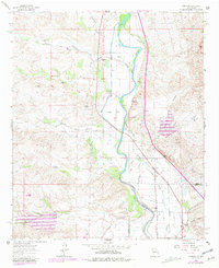 Download a high-resolution, GPS-compatible USGS topo map for Garfield, NM (1981 edition)