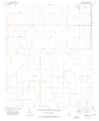 preview thumbnail of historical topo map of Roosevelt County, NM in 1972