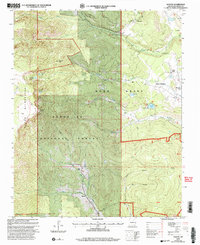 Download a high-resolution, GPS-compatible USGS topo map for Gascon, NM (2003 edition)