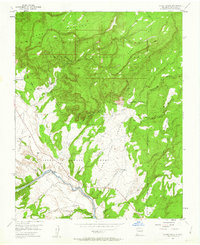 preview thumbnail of historical topo map of Rio Arriba County, NM in 1953
