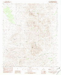 Download a high-resolution, GPS-compatible USGS topo map for Gillespie Mountain, NM (1982 edition)
